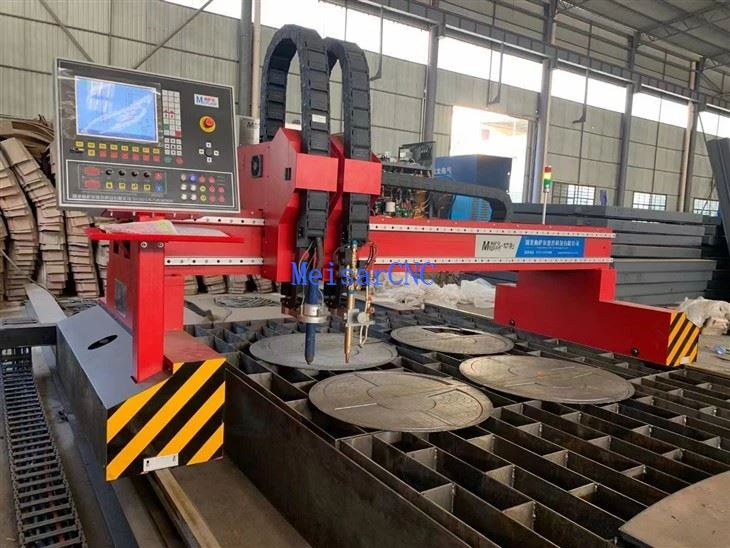 Máquina de corte a plasma CNC com código G