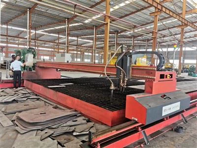 Máquina de corte de plasma CNC sob água