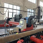 Corte de chama da tubulação